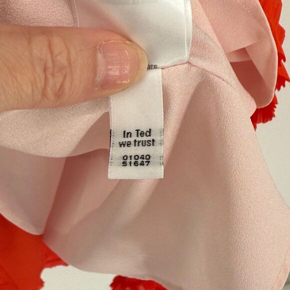 Ted Baker London Camelis Fantasia Midi Dress Sleeveless Women 1 Floral Turquoise - Picture 10 of 15